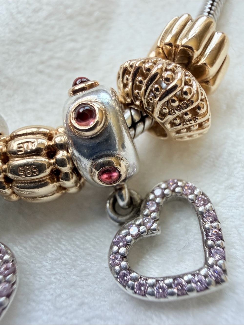 Rare PANDORA Be My Valentine Dangle Charm